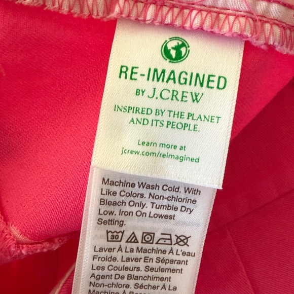 J. Crew Factory Hot Pink 100% Cotton Chino Shorts Size 4 - Picture 12 of 14